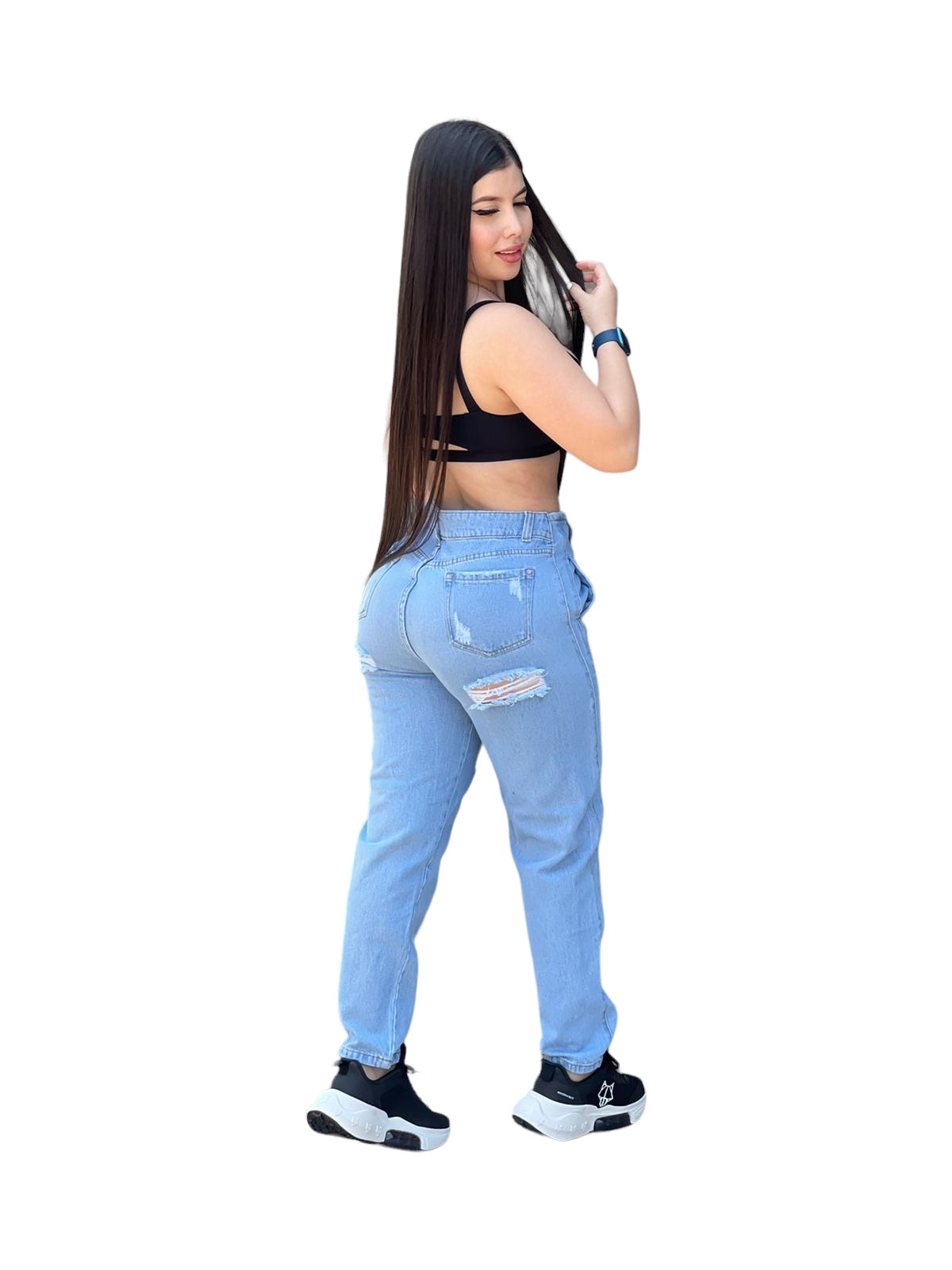 Jeans Mom Destroyed Ref:Aurora