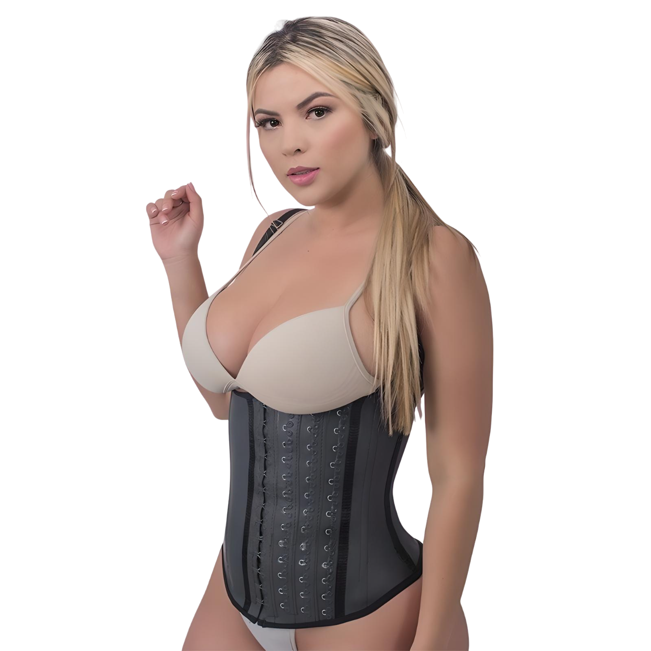 Faja Reductora Colombiana Alta Compresion Ref: Chaleco Bretel