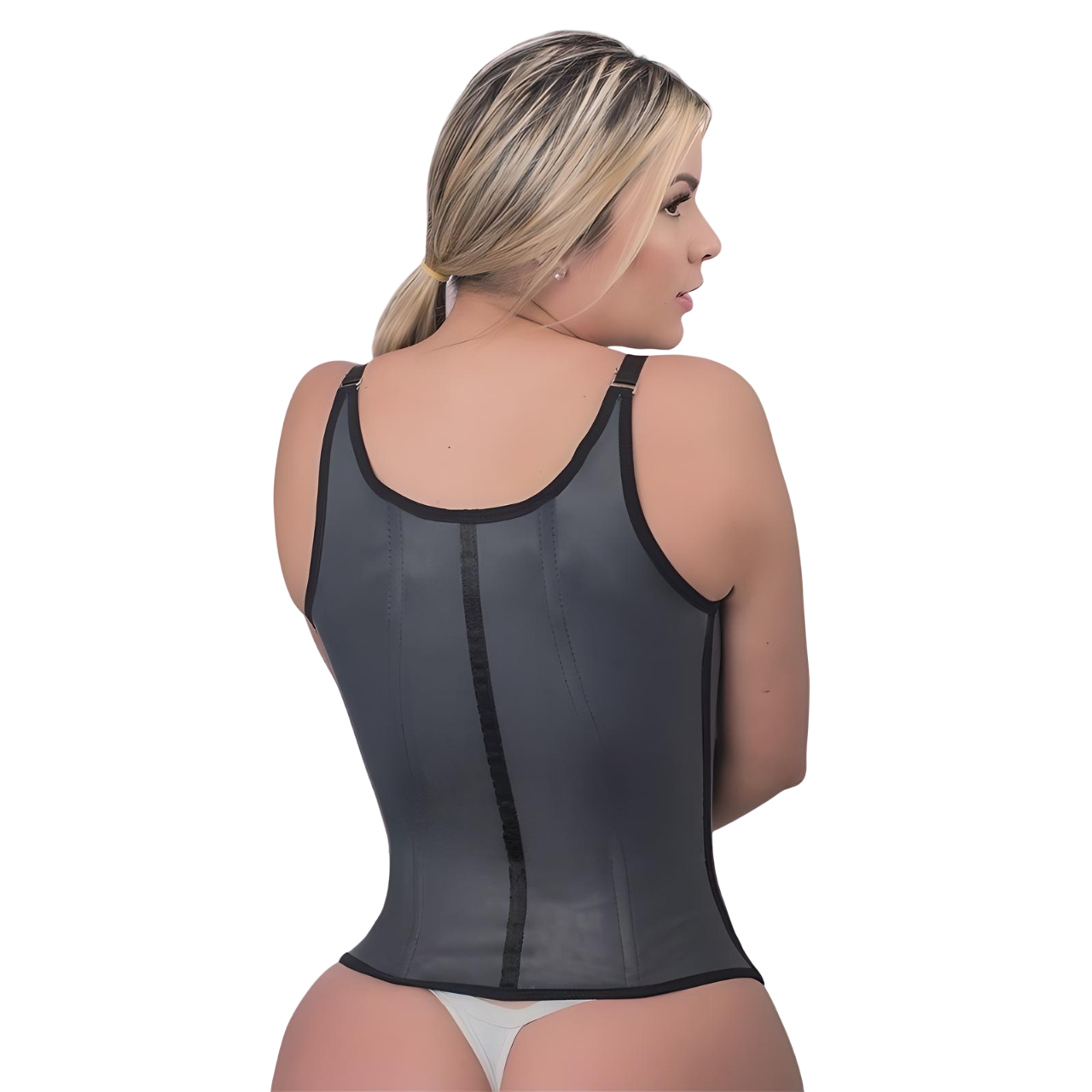 Faja Reductora Colombiana Alta Compresion Ref: Chaleco Bretel