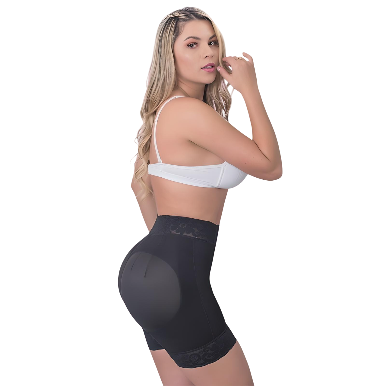 Faja Short Levanta Cola Talle Alto Control Abdominal Ref: Mia