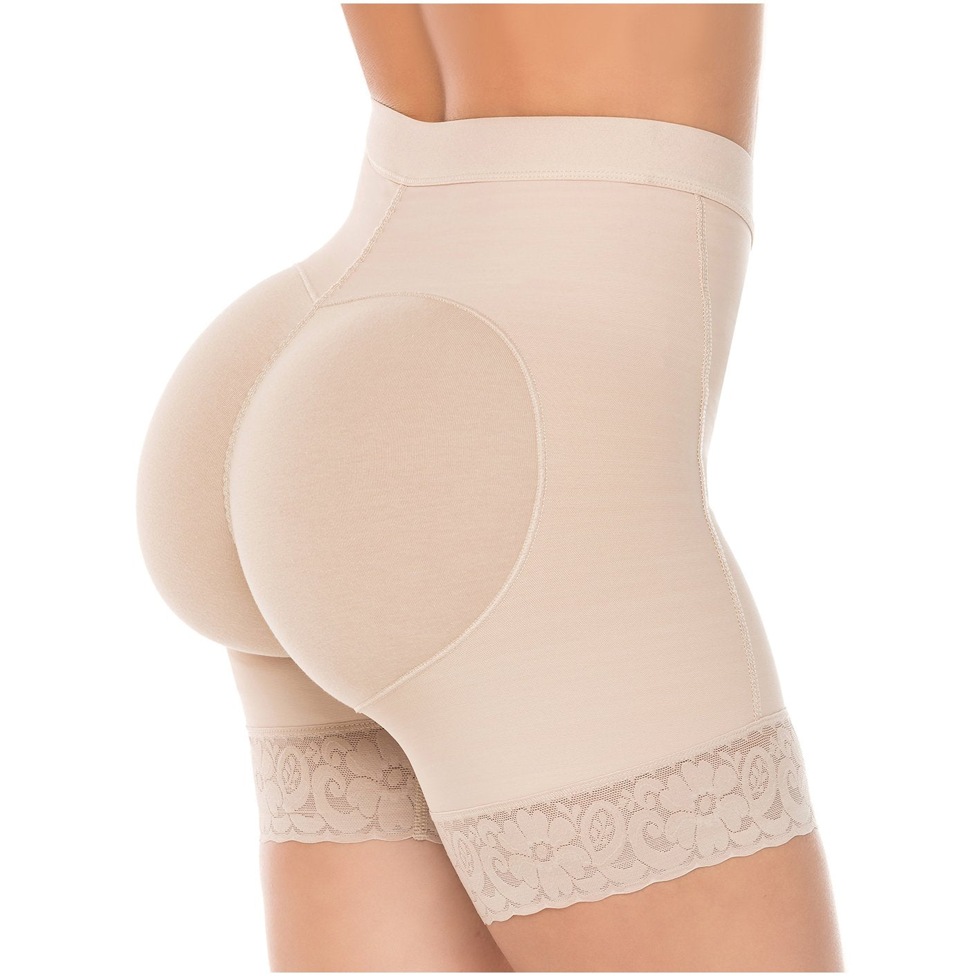 Faja Short Levanta Cola Talle Alto Control Abdominal Ref: Alaia Elast 5 Cm
